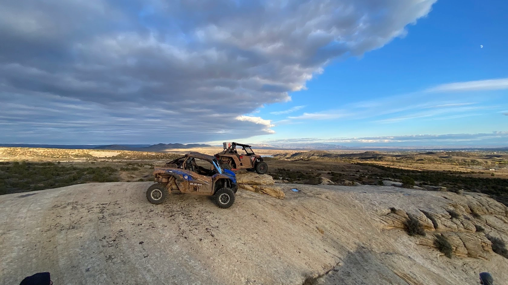 Scenic vista on backcountry UTV trail Vernal Utah