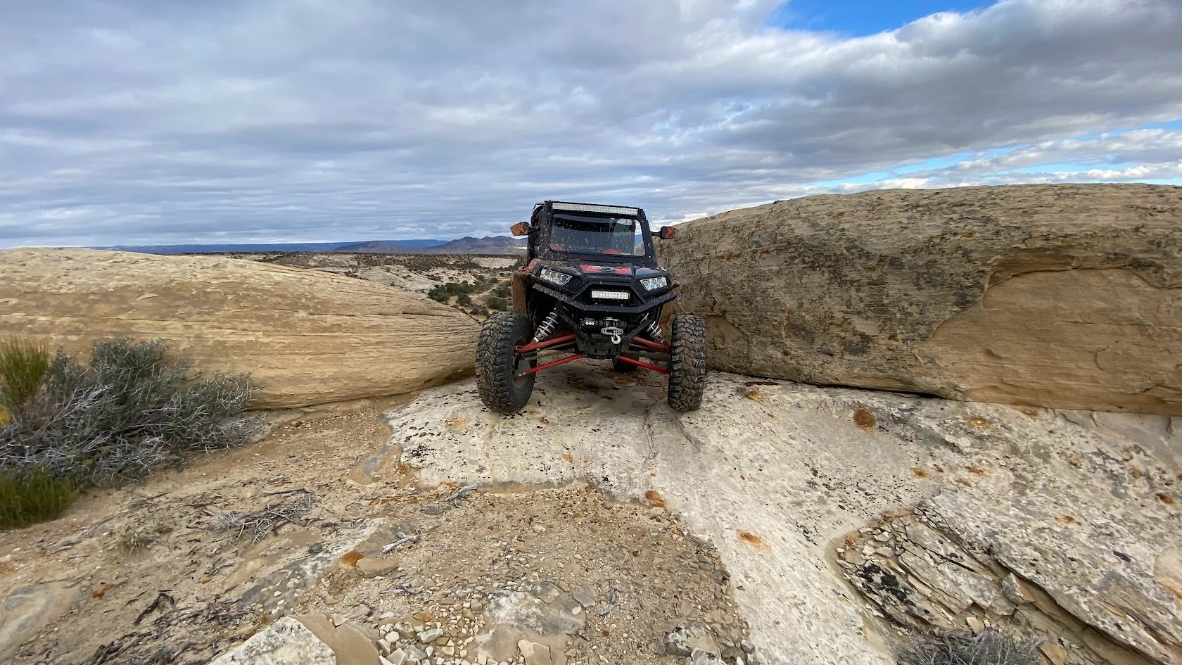 Solo trail ride on guided UTV tour Adventure Tours Vernal