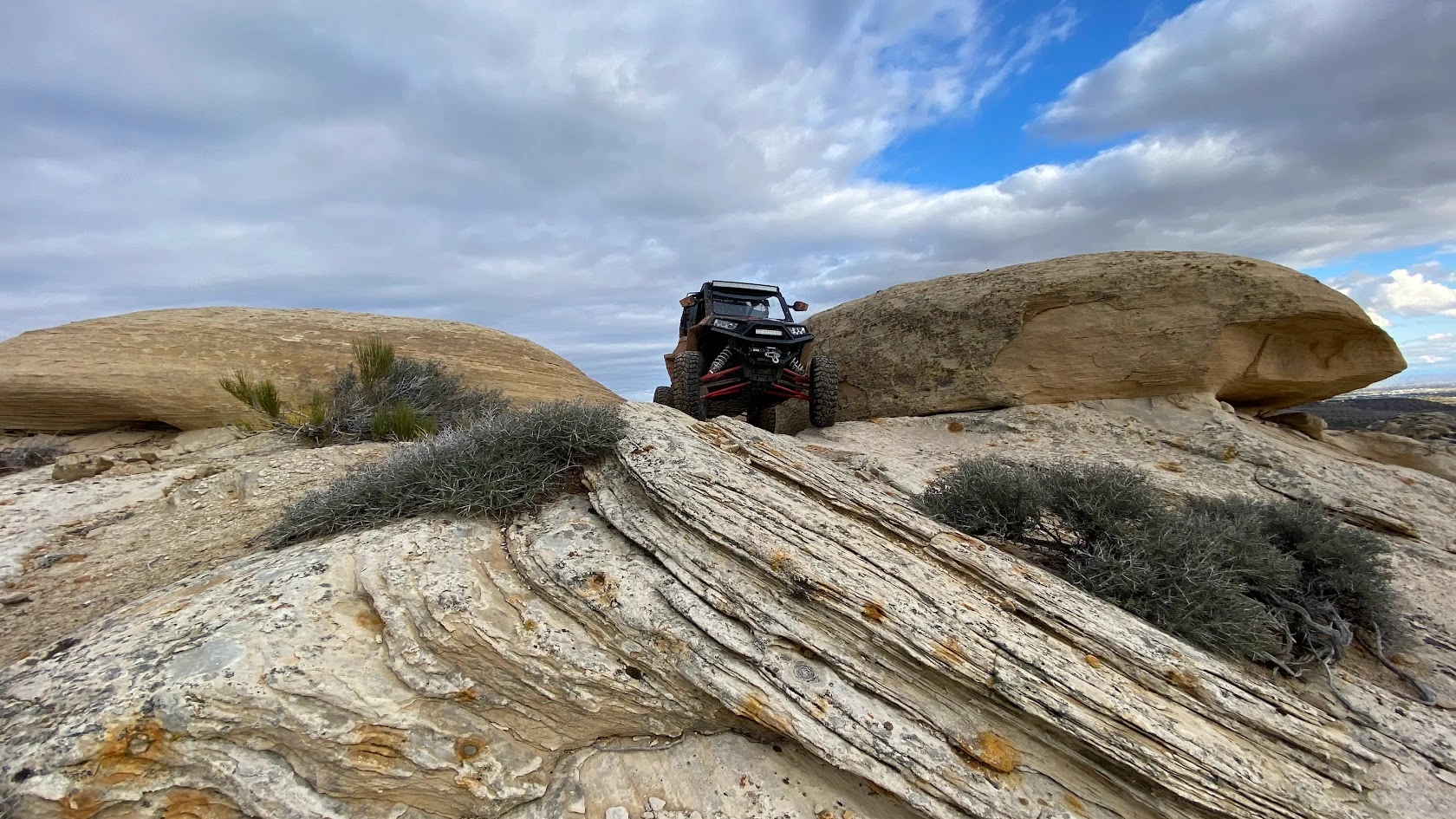 Solo trail ride on guided UTV tour Adventure Tours Vernal