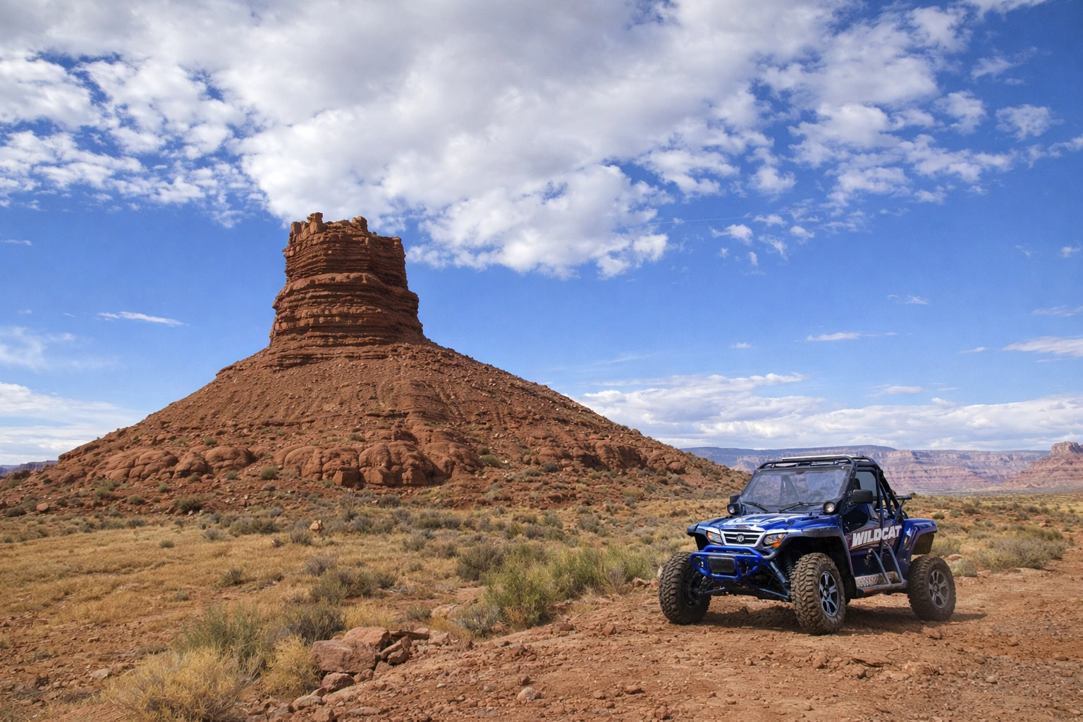 Solo trail ride on guided UTV tour Adventure Tours Vernal
