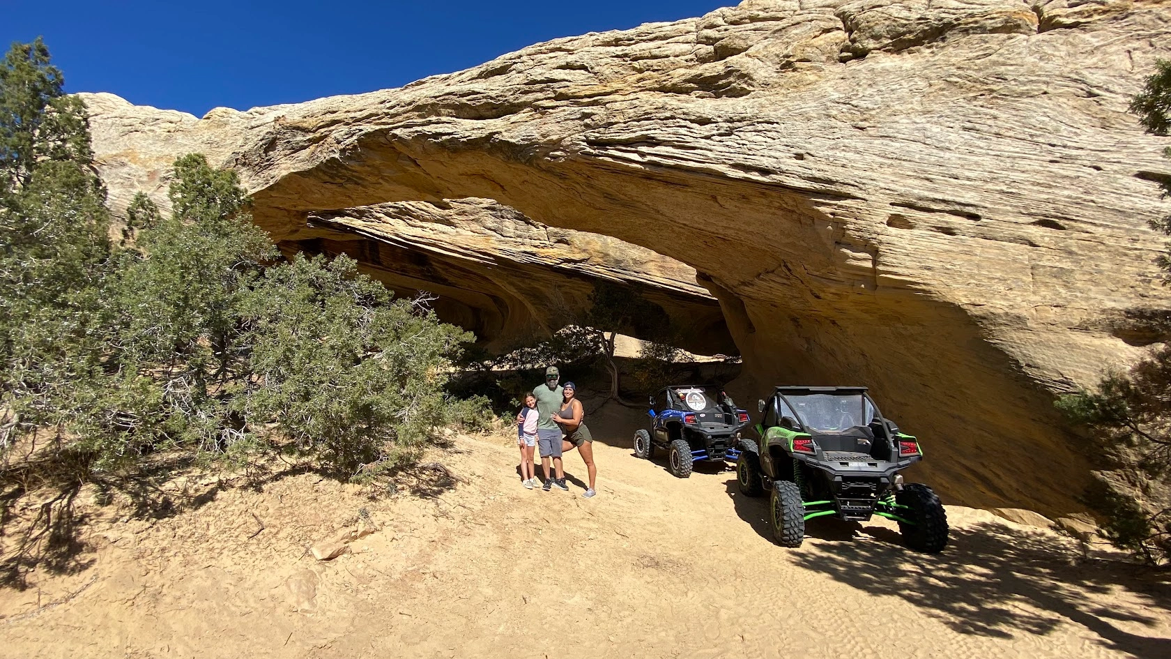 Cave exploration on Adventure Tours Vernal backcountry tour