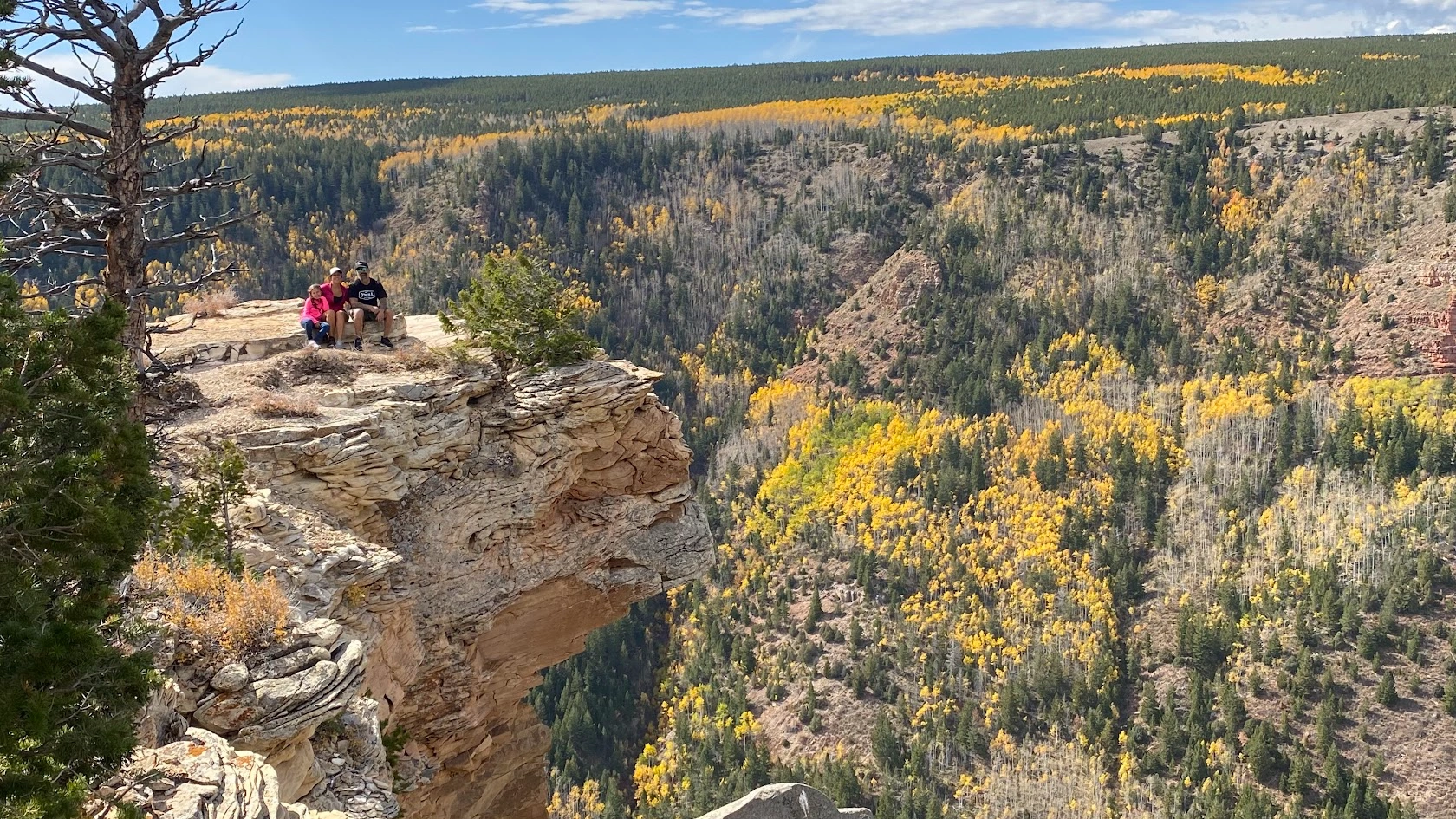 Scenic vista on backcountry UTV trail Vernal Utah