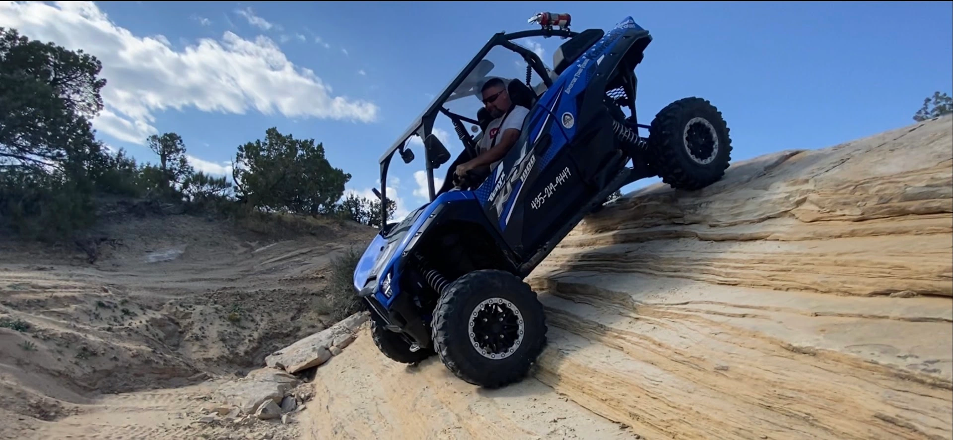 Solo trail ride on guided UTV tour Adventure Tours Vernal