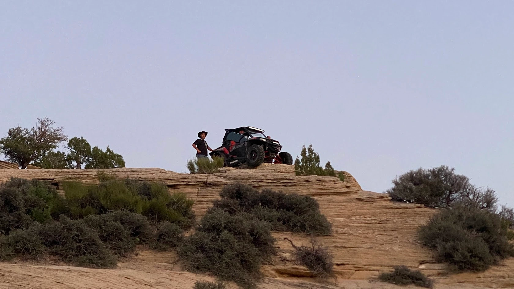 Waiting for Sunset, adventure ride through Utah desert backcountry